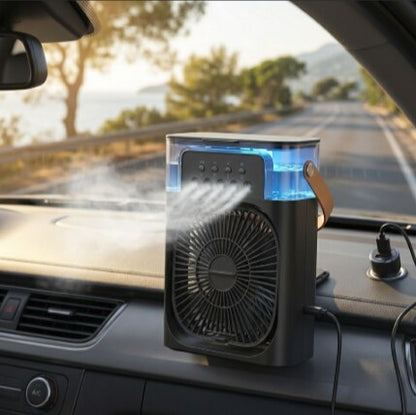 Ventilador portatil Breeze 5X coche portatil negro